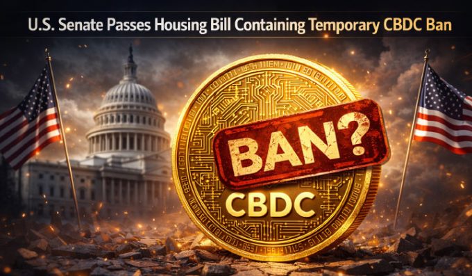 U.S. Senate Passes Housing Bill With Temporary CBDC Ban