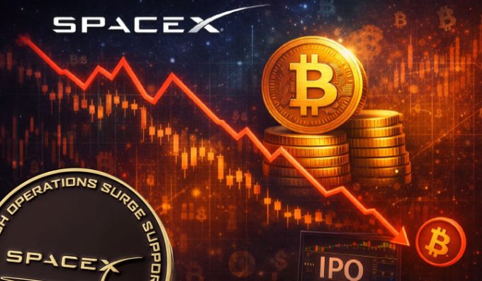 SpaceX’s $780M Bitcoin Stack Now Down To About $545M Ahead Of IPO Filing
