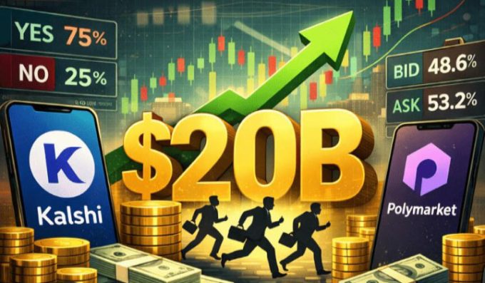 Kalshi & Polymarket Reportedly Target $20B Valuations In Fundraising