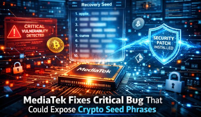 MediaTek Fixes Critical Bug That Could Expose Crypto Seed Phrases