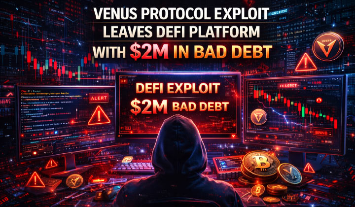 Venus Protocol Exploit Leaves DeFi Platform With $2M In Bad Debt