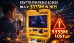 Crypto ATM Fraud Losses Reach $333M In 2025, Report Finds