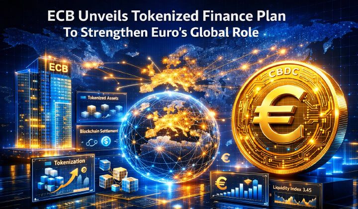 ECB Unveils Tokenized Finance Plan To Strengthen Euro’s Global Role