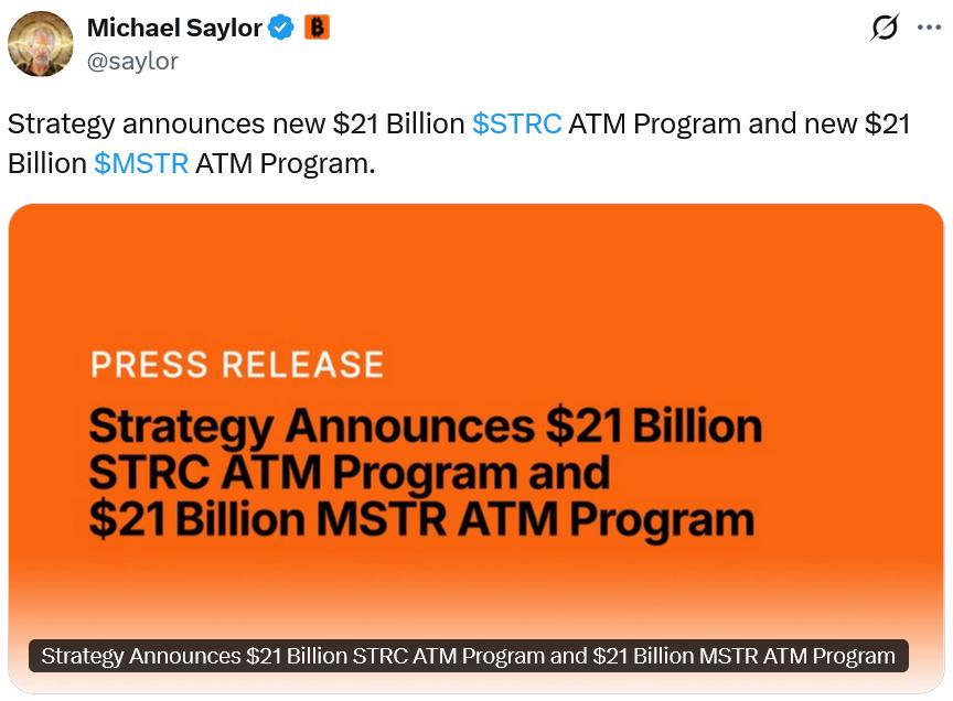 Strategy Buys 1,031 BTC, Unveils $44.1B Bitcoin Plan