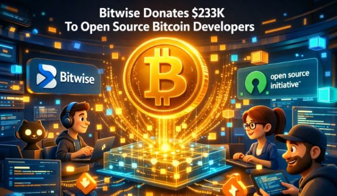 Bitwise Funds Bitcoin Development With $233K As BTC Eyes 2026 All-time High