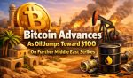 Market Fears Grow! Bitcoin Gains as Middle East Crisis Sends Oil To Highest Level Since 2022