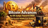 Market Fears Grow! Bitcoin Gains as Middle East Crisis Sends Oil To Highest Level Since 2022