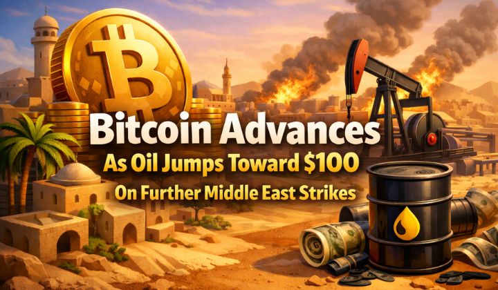 Market Fears Grow! Bitcoin Gains as Middle East Crisis Sends Oil To Highest Level Since 2022