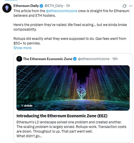 New Ethereum Project Aims To Fix Network Fragmentation & Improve User Experience