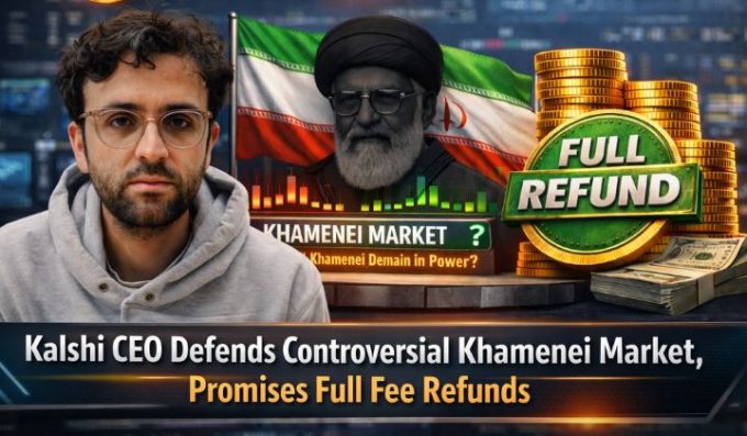 Kalshi CEO Defends Controversial Khamenei Market, Promises Full Fee Refunds