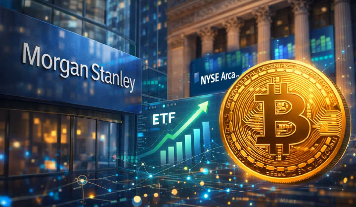 Morgan Stanley Debuts First Bank-issued Bitcoin ETF On NYSE Arca