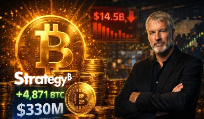 Strategy Adds 4,871 BTC Worth $330M As Q1 Losses Hit $14.5B