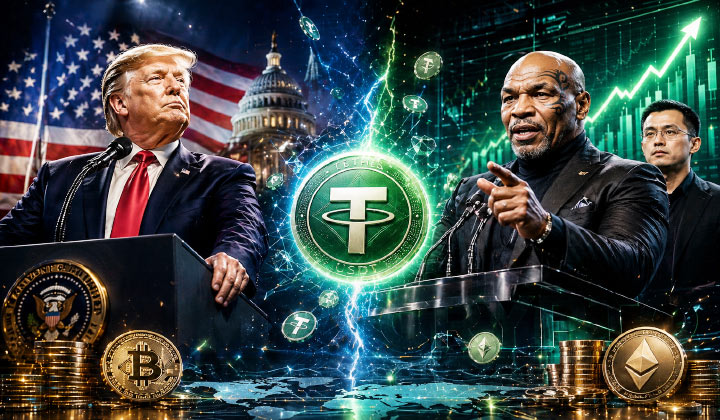 Trump Defends Crypto Legislation At Private Event Featuring Boxer Mike Tyson, Tether CEO