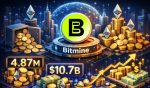 Bitmine Holds 4.87M ETH Worth $10.7B, Earns $212M From Staking