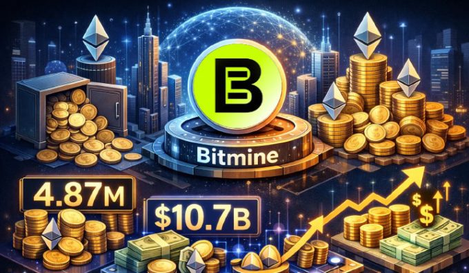 Bitmine Holds 4.87M ETH Worth $10.7B, Earns $212M From Staking