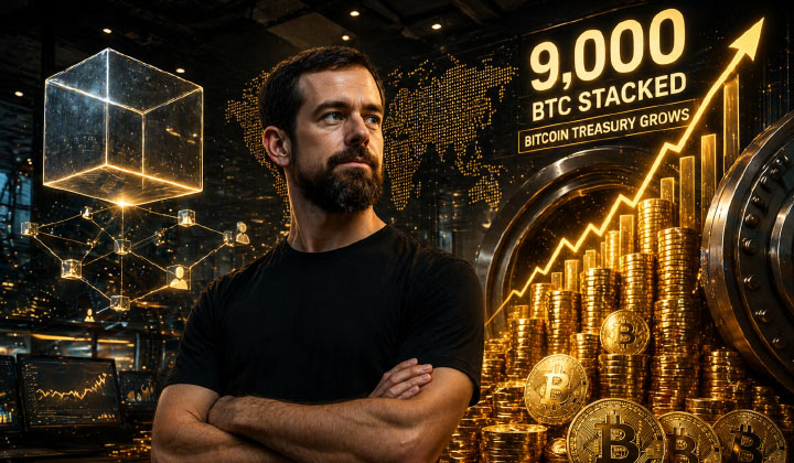 Jack Dorsey's Block Nears 9,000 Bitcoin In Treasury After Q1 Addition