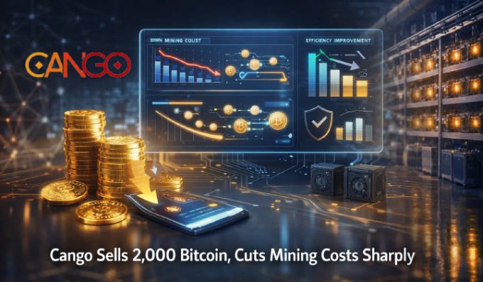 Cango Sells 2,000 Bitcoin, Cuts Mining Costs Sharply