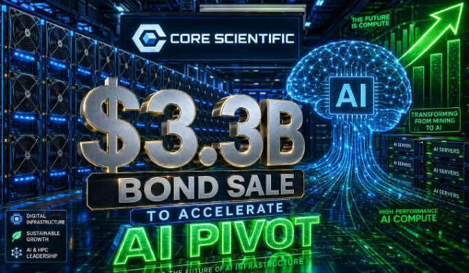Core Scientific Targets $3.3B Bond Sale To Accelerate AI Pivot