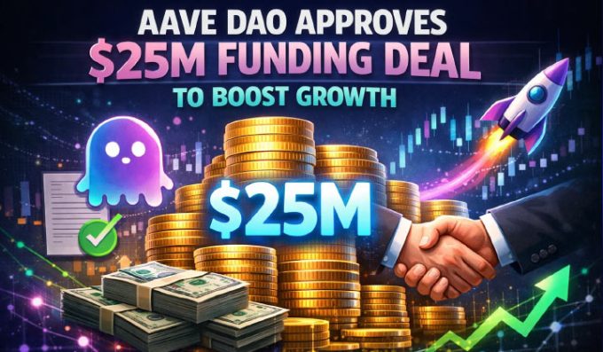 Aave DAO Approves $25M Funding Deal To Boost Growth