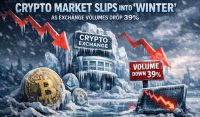 Crypto Market Slips Into 'Winter' As Exchange Volumes Drop 39%