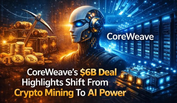 CoreWeave's $6B Deal Highlights Shift From Crypto Mining To AI Power