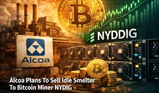 Alcoa Plans To Sell Idle Smelter To Bitcoin Miner NYDIG
