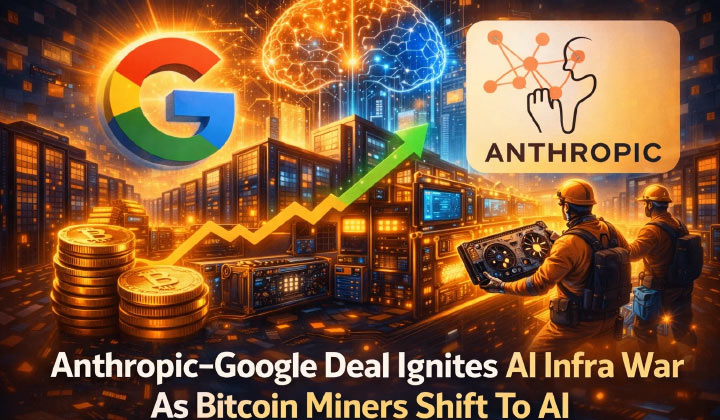Anthropic Google Deal Ignites AI Infra War As Miners Shift