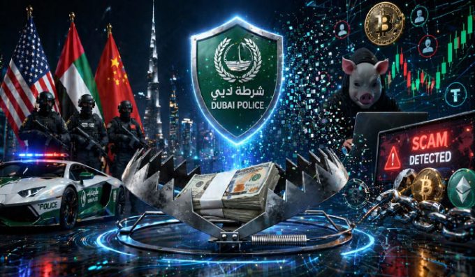 Dubai Police, US & China Avert $562M In Crypto Scam Losses, Unravel "Pig Butchering" Network