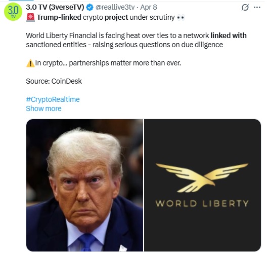 Trump-linked DeFi Project Raises Eyebrows With Complex Lending Moves