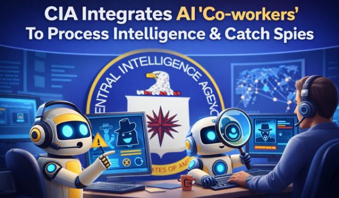 CIA AI Co-workers! U.S. CIA Integrates AI Co-workers To Detect Threats & Process Intelligence Faster