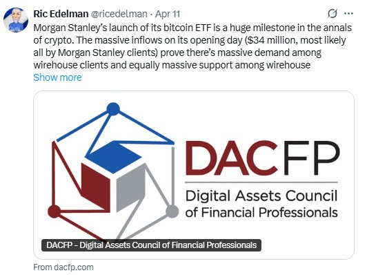 Morgan Stanley Bitcoin ETF Sparks Institutional Demand Surge