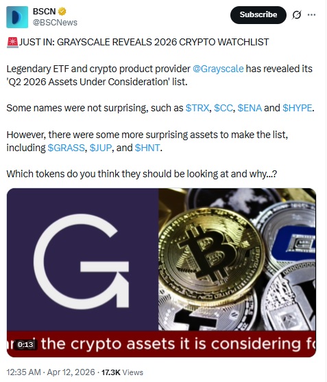 SEC Reviews NYSE Proposal For Grayscale Crypto ETF Options Listing