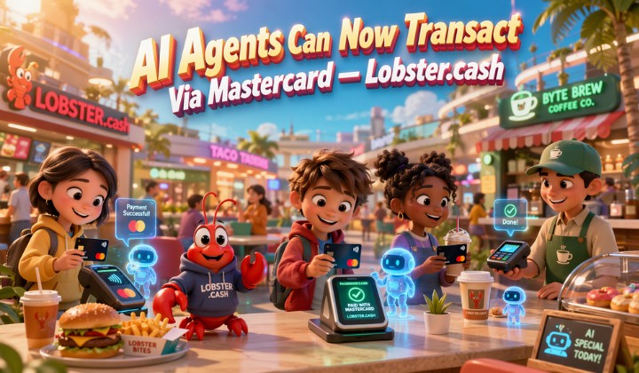 Mastercard Partners With Lobster.cash To Power Secure AI Agent Payments