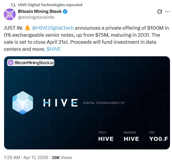 HIVE Plans $75M Fundraise To Expand AI & Data Center Business