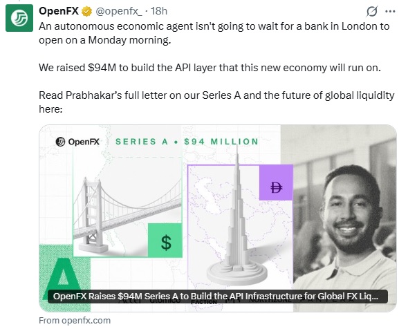 Forex Startup OpenFX Raises $94M To Expand Stablecoin-powered Cross-border Payments