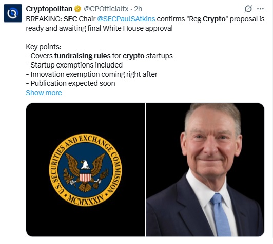 SEC Pushes Ahead With Crypto Fundraising Rules