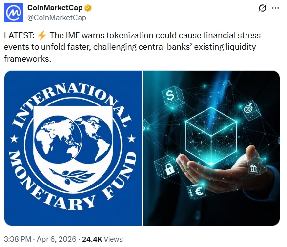 IMF Flags Tokenization As Both Opportunity And Risk