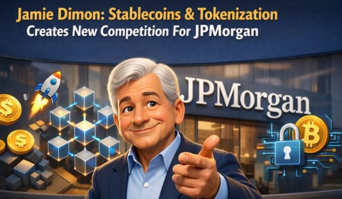 JPMorgan Faces Rising Threat From Stablecoins & Tokenization, Says Jamie Dimon