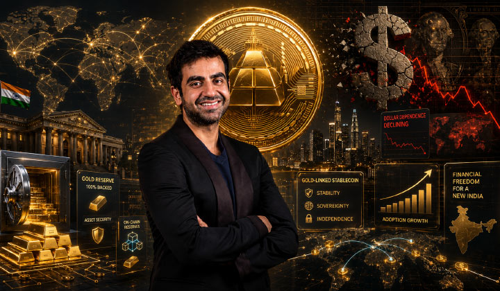 Zerodha Co-founder Backs Gold-linked Stablecoin, Warns Against Dollar Dependence
