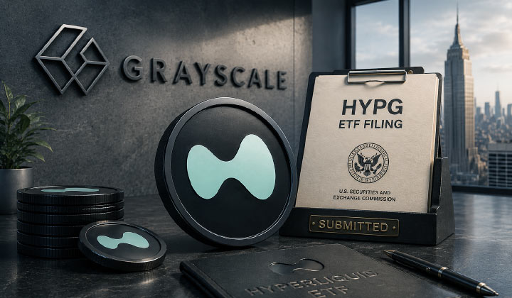 Grayscale Advances Hyperliquid ETF Through HYPG Filing With SEC