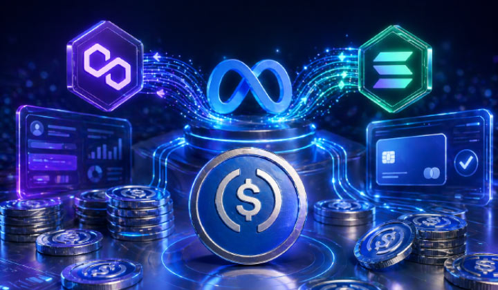 Meta Launches USDC Stablecoin Creator Payouts On Solana & Polygon Via Stripe