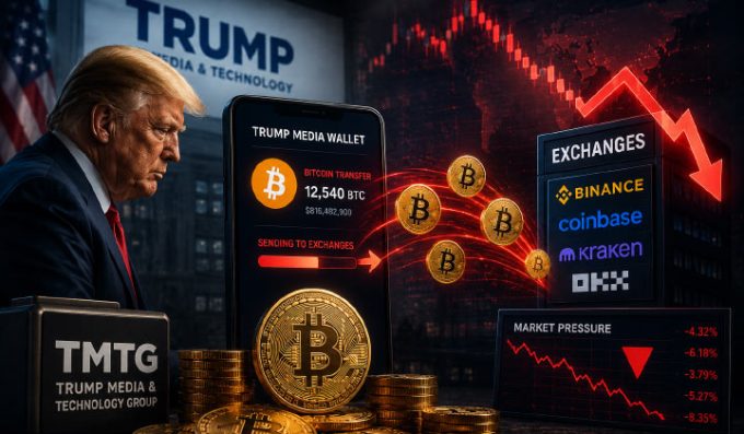 Trump Media Reportedly Moves More Bitcoin To Exchanges Amid Market Pressure