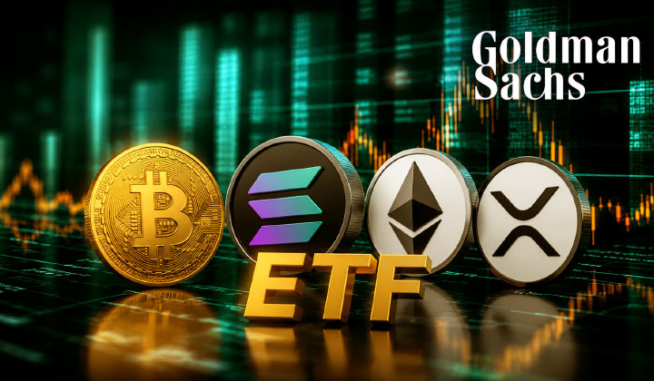 Goldman Sachs Cuts XRP, Solana & Ethereum ETF Exposure