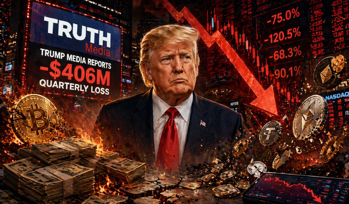 Trump Media Reports $406M Quarterly Loss Amid Crypto Decline