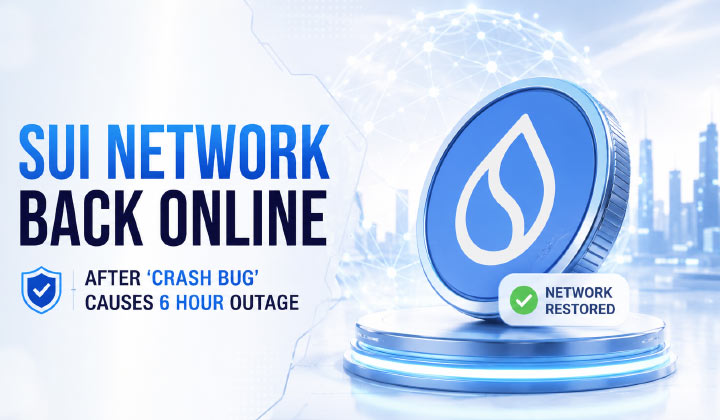 Sui Network Back Online After ‘Crash Bug’ Causes 6 Hour Outage