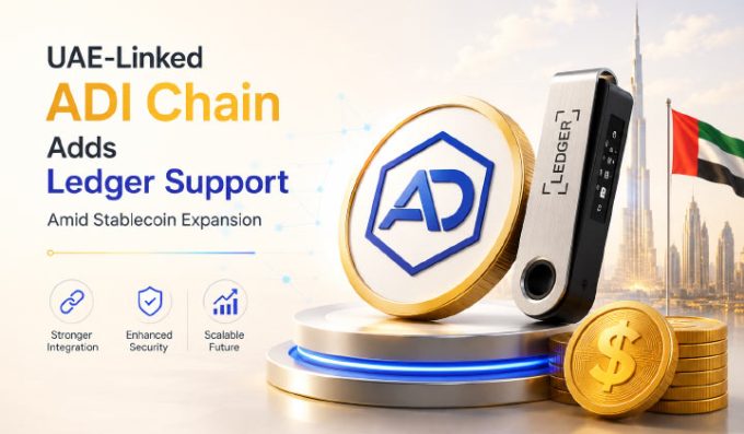 UAE-linked ADI Chain Gains Ledger Support Amid Stablecoin Expansion