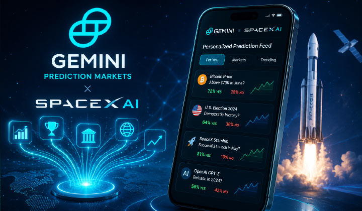 Gemini Taps SpaceXAI To Build A Personalized Prediction Markets Feed