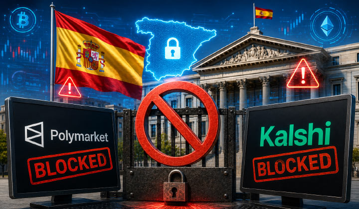 Spain Blocks Polymarket & Kalshi Over Gambling Concerns