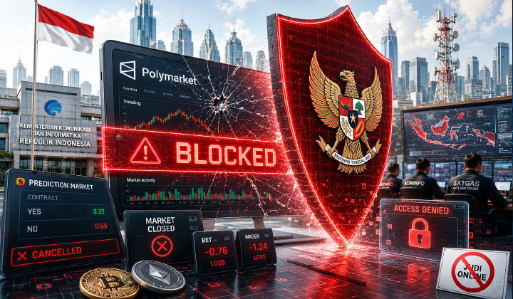Indonesia Blocks Polymarket, Calls Platform Online Gambling