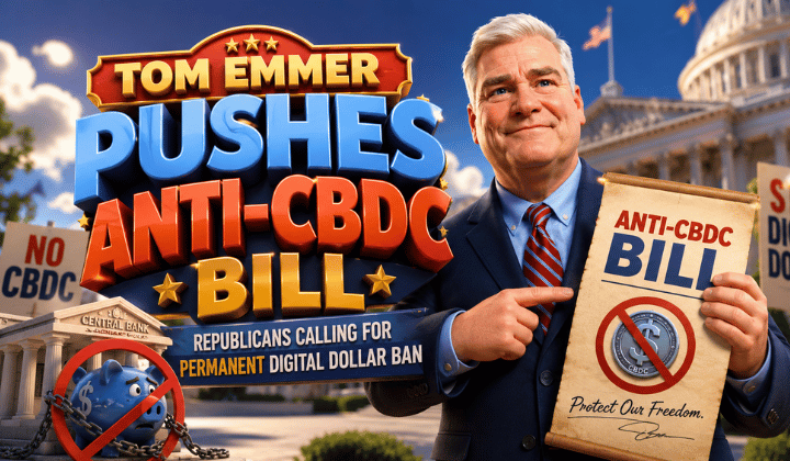 Will The US Ban CBDCs? Tom Emmer Pushes Anti-CBDC Bill As Republicans Call For Permanent Digital Dollar Ban